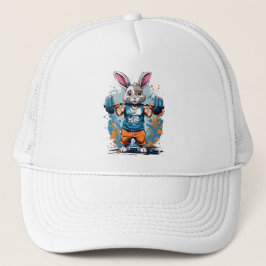 Gorra De Camionero Fitness Bunny: Levantar para prosperar