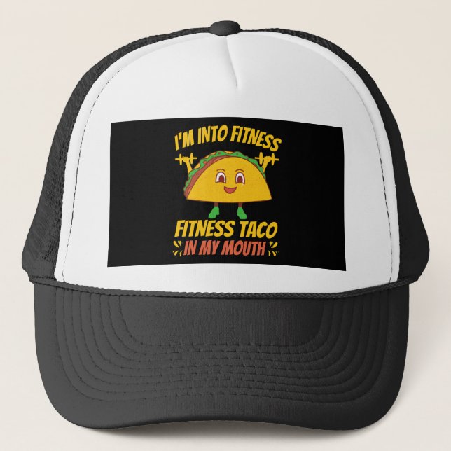 Gorra De Camionero Fitness Taco Ejercicio Gym (Anverso)