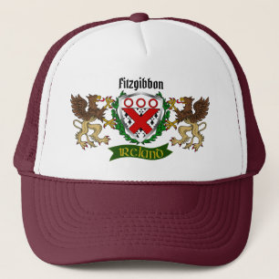 Gorra De Camionero Fitzgibbon Irish Shield personalizado