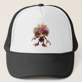 Gorra De Camionero Fizzwiggle el duende travieso del arcoíris.