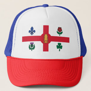 Gorra De Camionero Flag of Montreal, Quebec