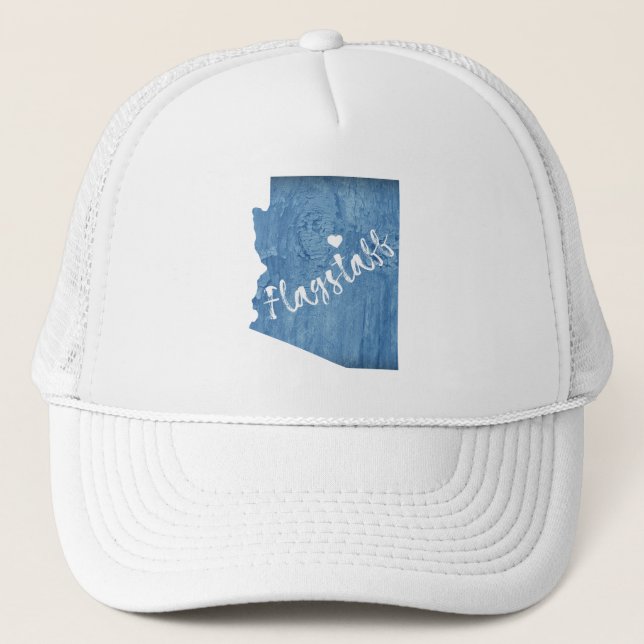 Gorra De Camionero Flagstaff Arizona Wood Grain (Anverso)