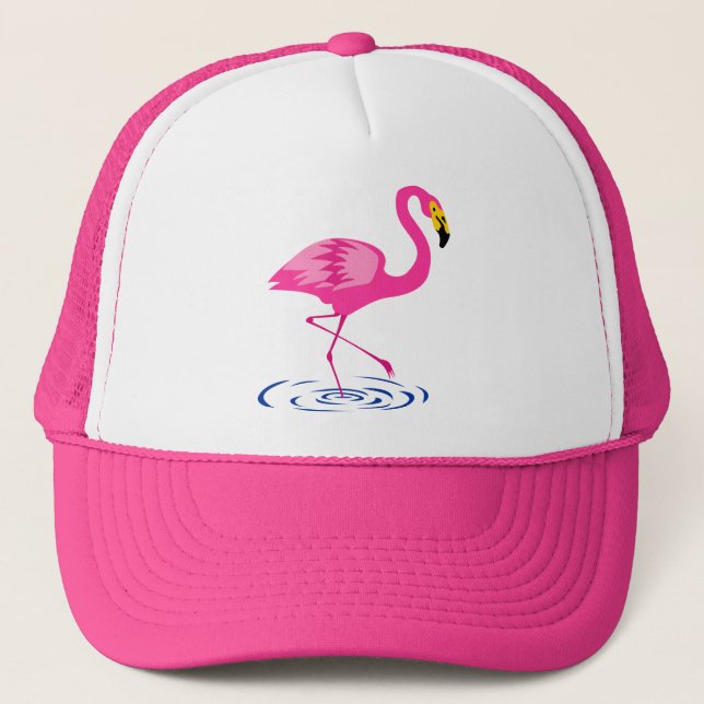 Gorra De Camionero Flamenco rosado (Anverso)