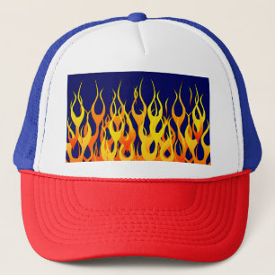 Gorra De Camionero Flames de Carreras clásicas de Guay
