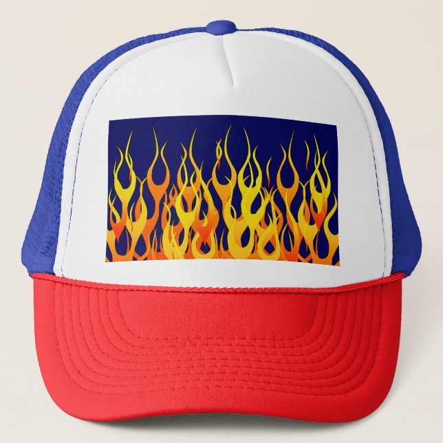 Gorra De Camionero Flames de Carreras clásicas de Guay (Anverso)