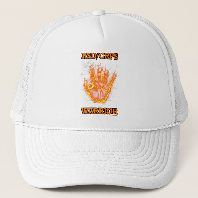 Gorra De Camionero Flames/manos...RSD/CRPS (Anverso)
