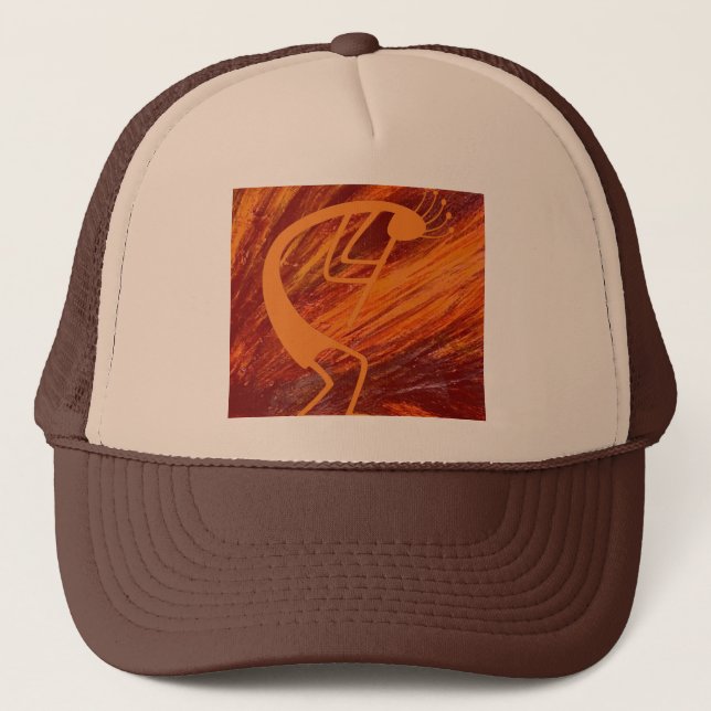 Gorra De Camionero Flaming Kokopelli (Anverso)