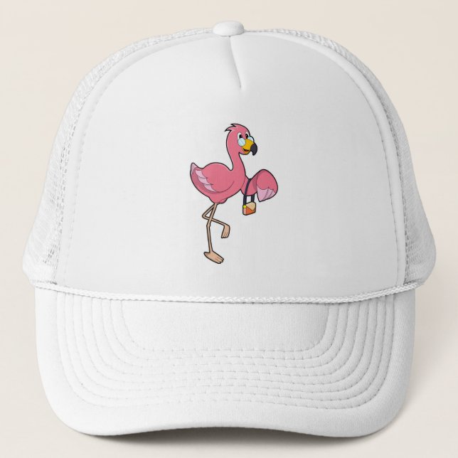 Gorra De Camionero Flamingo con cartera (Anverso)