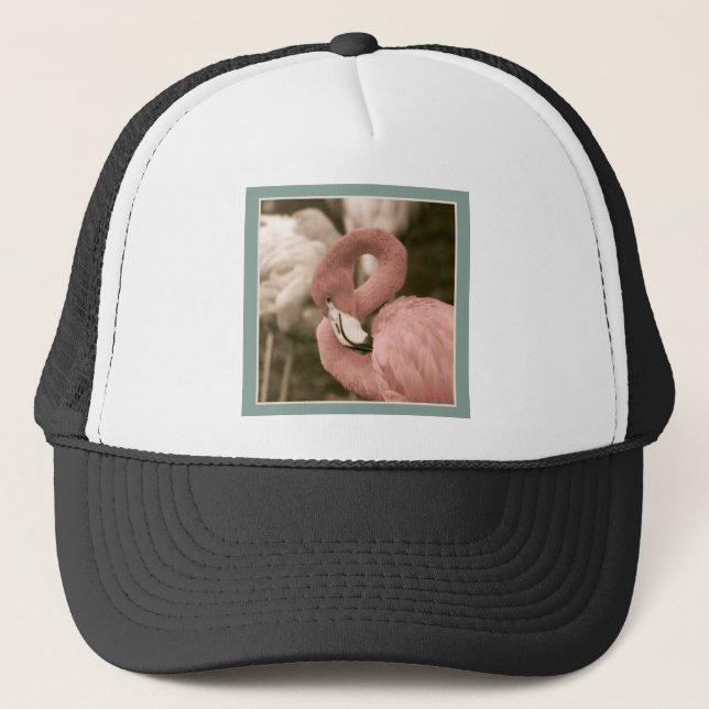 Gorra De Camionero Flamingo de moda (Anverso)