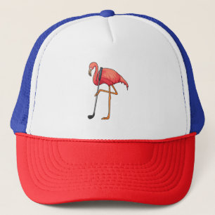 Gorra De Camionero Flamingo en el club de golf