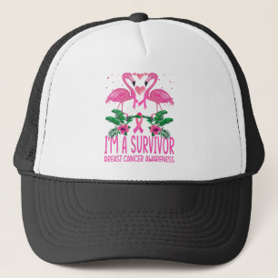 Gorra De Camionero Flamingo Soy un sobreviviente de la conciencia sob