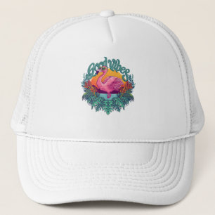 Gorra De Camionero Flamingo tropical