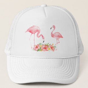 Gorra De Camionero Flamingo Tropical Baseball Cap
