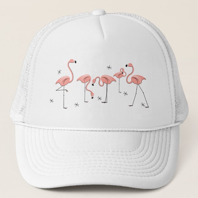 Gorra De Camionero Flamingos Stars (Anverso)