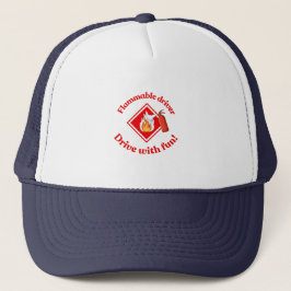 Gorra De Camionero Flammable Driver Trucker Gift | Funny ADR Hazmat