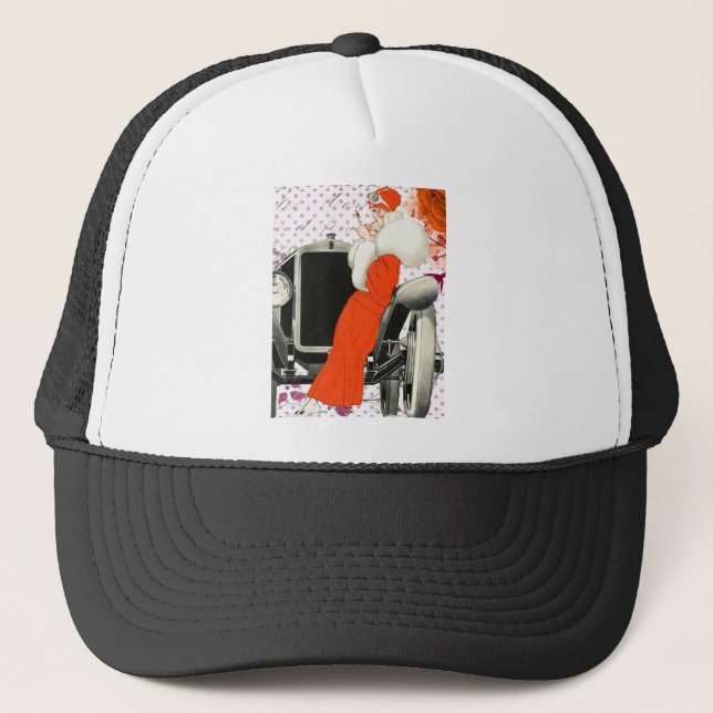 Gorra De Camionero flapor de polkadots (Anverso)