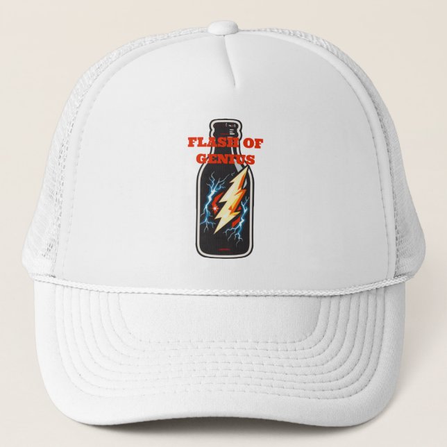 Gorra De Camionero Flash de genio (Anverso)