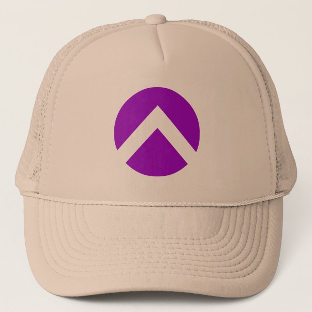 Gorra De Camionero Flecha circular de chevron (Anverso)