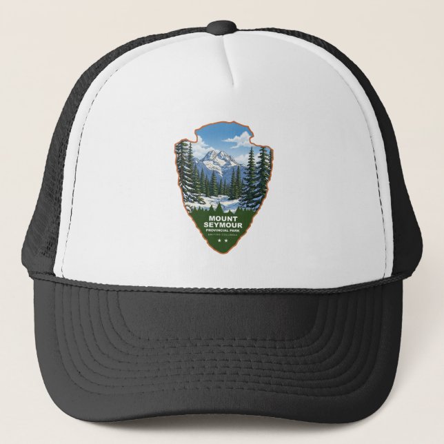 Gorra De Camionero Flecha de Mount Seymour Provincial Park (Anverso)