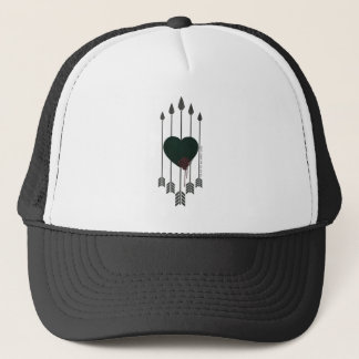 Gorra De Camionero Flecha | Flechas disparadas a través del corazón
