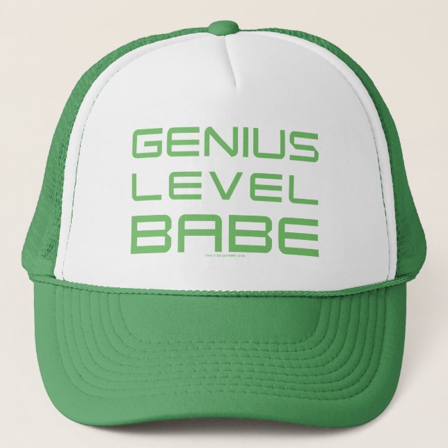 Gorra De Camionero Flecha | Genius Level Babe (Anverso)