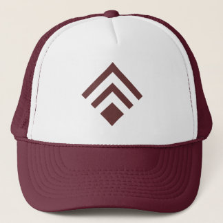 Gorra De Camionero Flecha geométrica 02 - Marrón oscuro