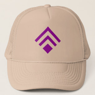 Gorra De Camionero Flecha geométrica 02 - Púrpura