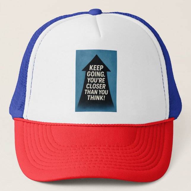 Gorra De Camionero Flecha motivacional (Anverso)