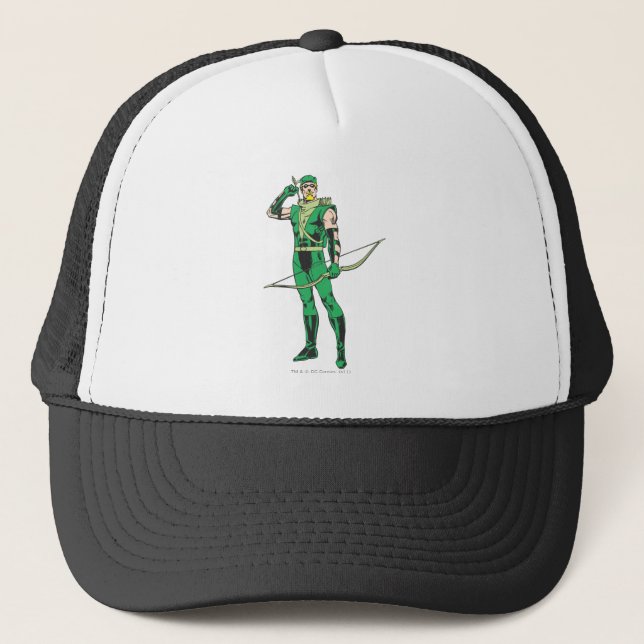 Gorra De Camionero Flecha verde con destino (Anverso)
