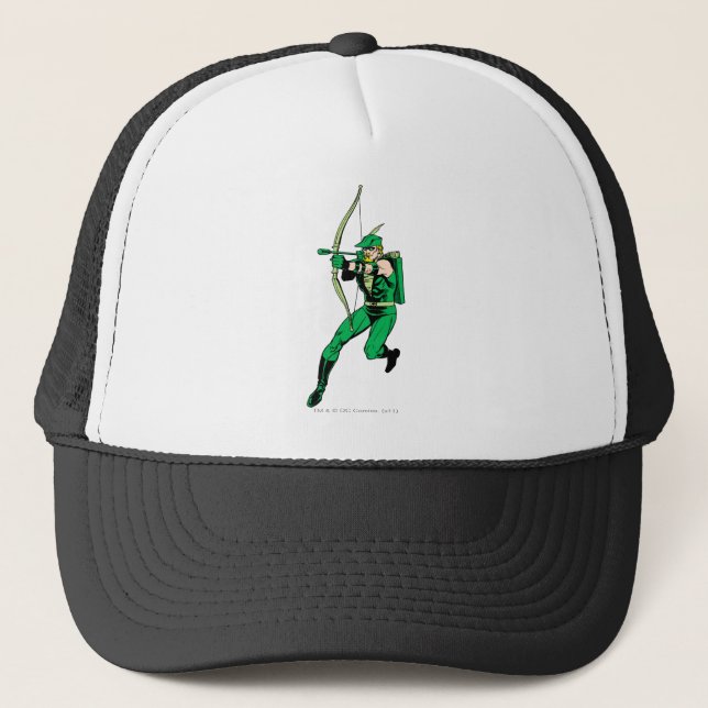 Gorra De Camionero Flecha verde de disparo (Anverso)