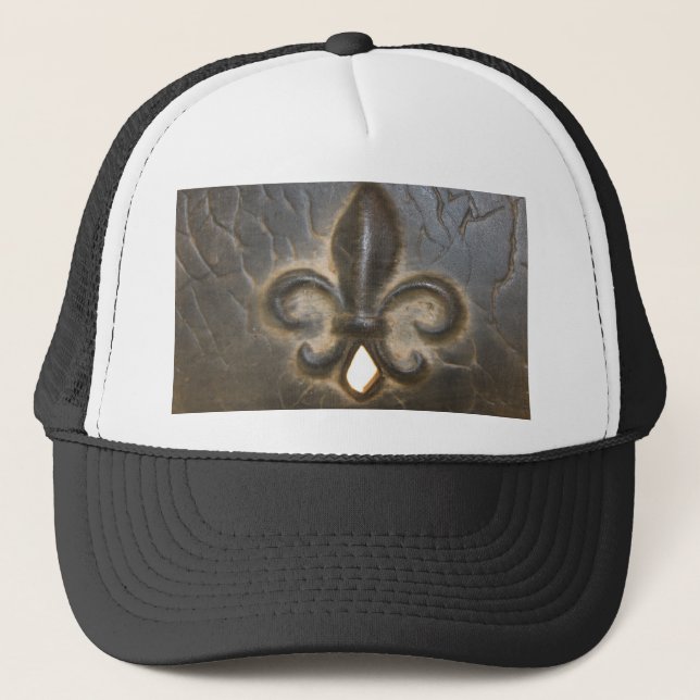 Gorra De Camionero Fleur De Lis Design (Anverso)