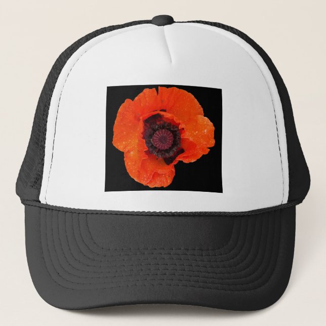 Gorra De Camionero fleur de pavot après la pluie (Anverso)