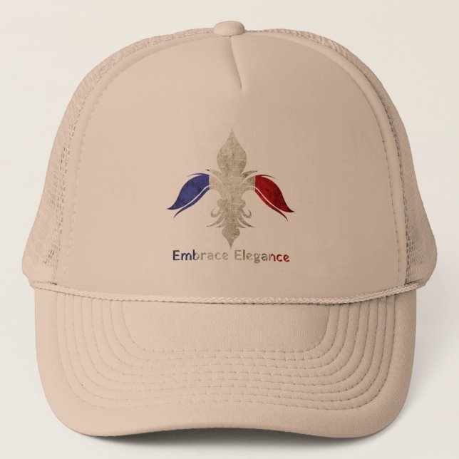 Gorra De Camionero Flor de Lis (Anverso)