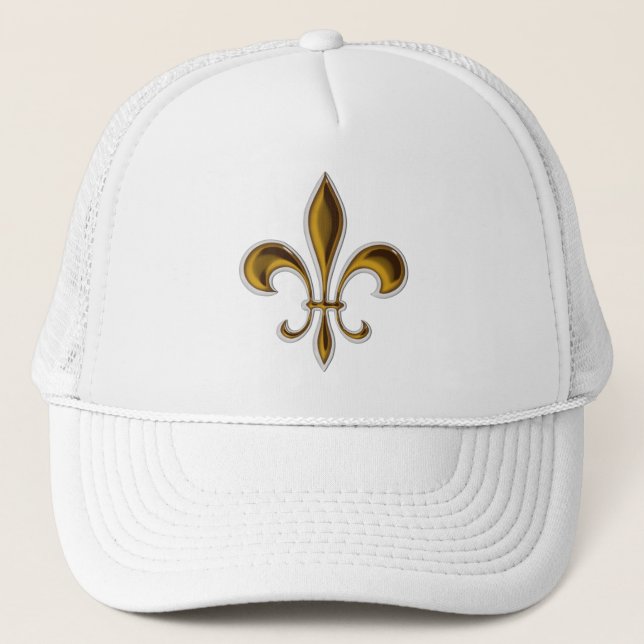 Gorra De Camionero Flor de lis (Anverso)