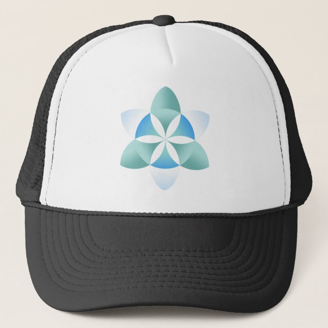 Gorra De Camionero flor de loto (Anverso)