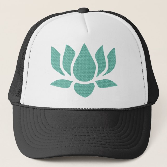 Gorra De Camionero flor de loto (Anverso)