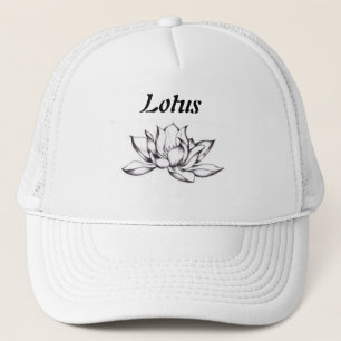 Gorra De Camionero Flor de Lotus