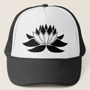 Gorra De Camionero Flor de Lotus