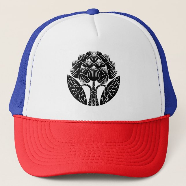 Gorra De Camionero Flor de Lotus en pie (Anverso)