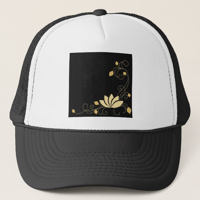 Gorra De Camionero Flor de medianoche (Anverso)