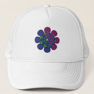 Gorra De Camionero Flor fractal
