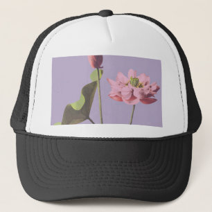 Gorra De Camionero Flor Lotus de Ogawa Kazumasa