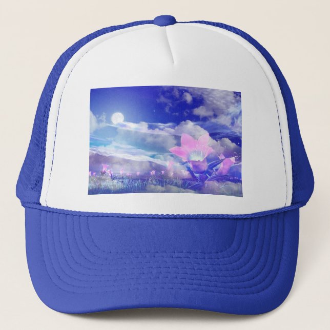 Gorra De Camionero Flor lunar (Anverso)