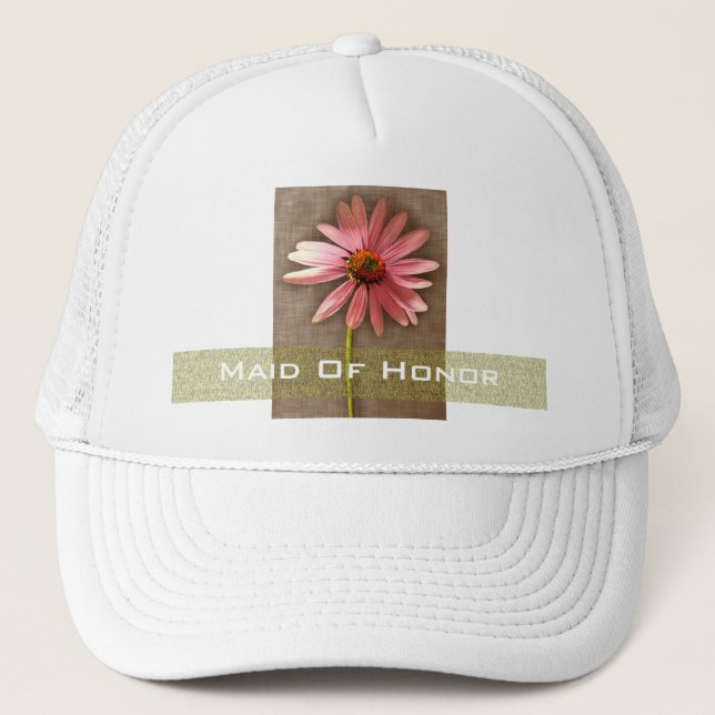 Gorra De Camionero Flor morada de cono Echinacea purpurea (Anverso)