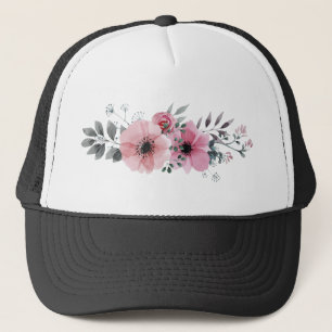 Gorra De Camionero Flor Ornamento Naturaleza Planta rosa Rosa floral