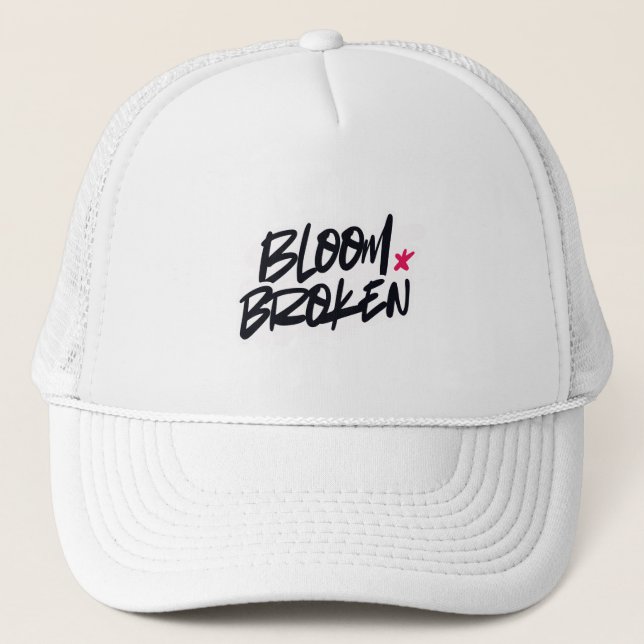 GORRA DE CAMIONERO FLOR QUEBRADA (Anverso)