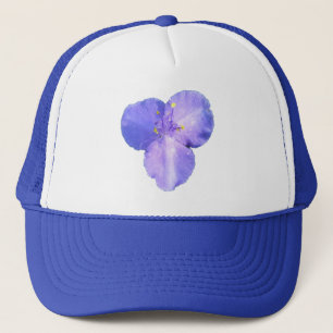 Gorra De Camionero Flor silvestre primaveral Trillium con rocío