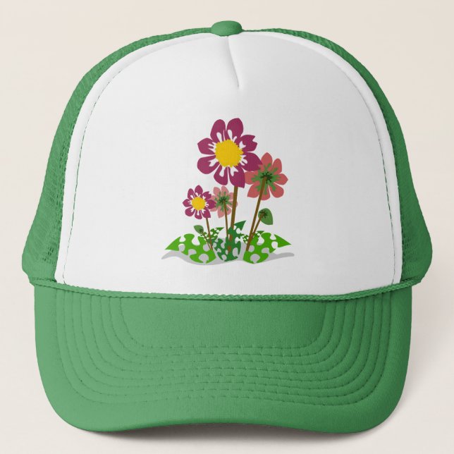 Gorra De Camionero Flor solar (Anverso)