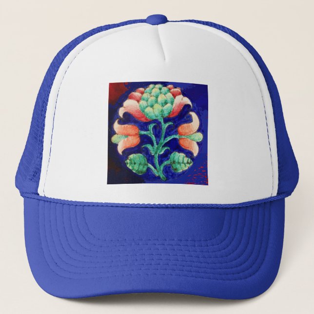 GORRA DE CAMIONERO FLORAL (Anverso)