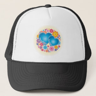 Gorra De Camionero Floral de Blue Hearts